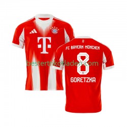 Fußballtrikot FC Bayern München Leon Goretzka 8 Heim Trikot Home 2025-2026 Kurzarm für Herren
