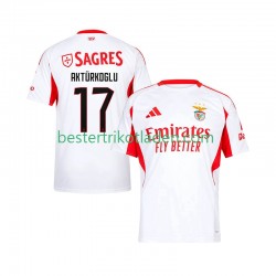 Fußballtrikot Benfica Kerem Akturkoglu 17 Auswärts Trikot Away 2025-2026 Kurzarm für Herren