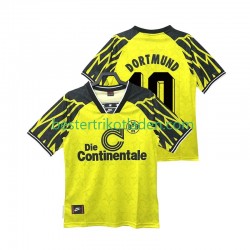 Fußballtrikot Borussia Dortmund Moller 10 1995 Retro Heim Trikot Home 1994 Kurzarm für Herren