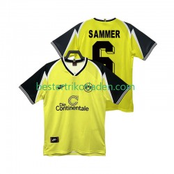 Fußballtrikot Borussia Dortmund SAMMER 6 1995 1996 Retro Heim Trikot Home Kurzarm für Herren