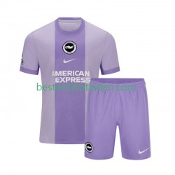 Fußballtrikot Brighton Hove Albion Auswärts Trikot Away 2025-2026 Kurzarm für Kinder