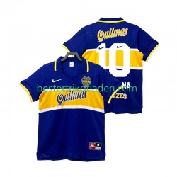Fußballtrikot Boca Juniors MARADONA 10 1997 1998 Retro Heim Trikot Home Kurzarm für Herren