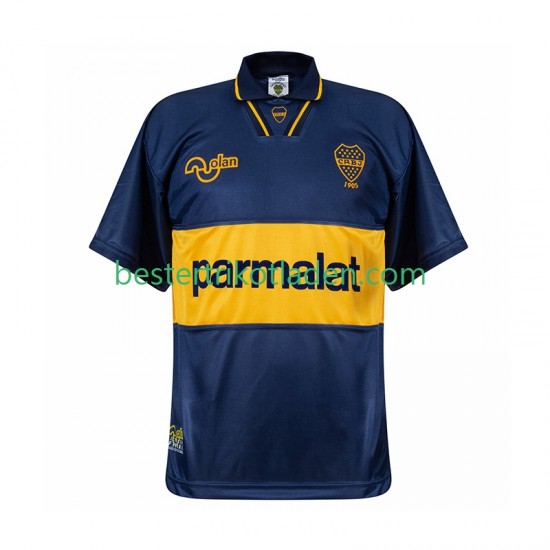 Fußballtrikot Boca Juniors Retro Heim Trikot Home 1994 Kurzarm für Herren