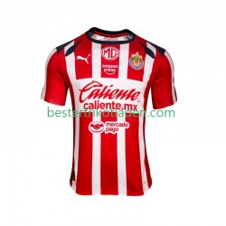 Fußballtrikot Deportivo Guadalajara Heim Trikot Home 2025-2026 Kurzarm für Herren
