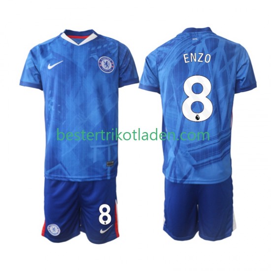 Fußballtrikot Chelsea Enzo Fernandez 8 Heim Trikot Home 2025-2026 Kurzarm für Kinder