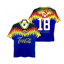 Fußballtrikot Club América 18 1995 Retro Auswärts Trikot Away Kurzarm für Herren