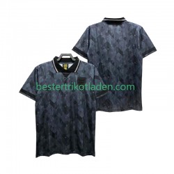 Fußballtrikot England 1990 Retro Auswärts Trikot Away Kurzarm für Herren