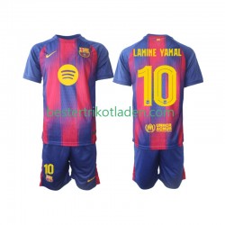 Fußballtrikot FC Barcelona Lamine Yamal 10 Champions League Heim Trikot Home 2025-2026 Kurzarm für Kinder