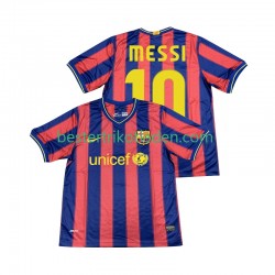 Fußballtrikot FC Barcelona Lionel Messi 10 2009 Retro Heim Trikot Home 2010 Kurzarm für Herren