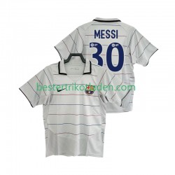 Fußballtrikot FC Barcelona Lionel Messi 30 2003 Retro Auswärts Trikot Away 2004 Kurzarm für Herren