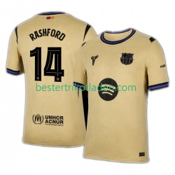 Fußballtrikot FC Barcelona Marcus Rashford 14 UCL Auswärts Trikot Away 2025-2026 Kurzarm für Herren
