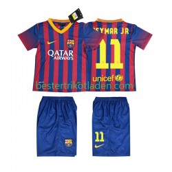 Fußballtrikot FC Barcelona Neymar JR 11 2013 2014 Retro Heim Trikot Home Kurzarm für Kinder