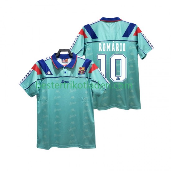 Fußballtrikot FC Barcelona ROMARIO 10 1992 1995 Retro Auswärts Trikot Away Kurzarm für Herren
