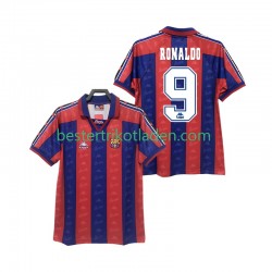 Fußballtrikot FC Barcelona RONALDO 9 1996 1997 Retro Heim Trikot Home Kurzarm für Herren