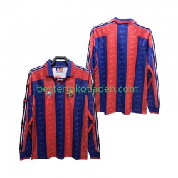 Fußballtrikot FC Barcelona 1996 1997 Retro Heim Trikot Home Langarm für Herren