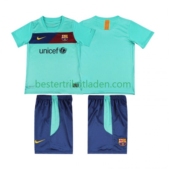 Fußballtrikot FC Barcelona Retro Auswärts Trikot Away 2011 2010 Kurzarm für Kinder
