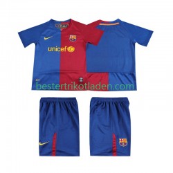 Fußballtrikot FC Barcelona 2009 Retro Heim Trikot Home 2008 Kurzarm für Kinder