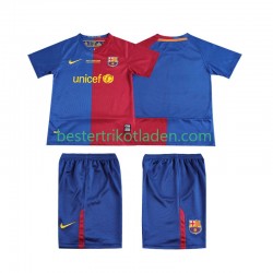 Fußballtrikot FC Barcelona Champions League 2009 Retro Heim Trikot Home 2008 Kurzarm für Kinder