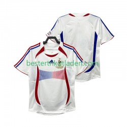 Fußballtrikot Frankreich Retro Auswärts Trikot Away 2006 Kurzarm für Herren