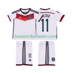 Fußballtrikot Deutschland KLOSE 11 2014 Retro Heim Trikot Home Kurzarm für Kinder