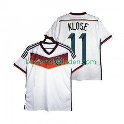 Fußballtrikot Deutschland Klose 11 2014 Retro Heim Trikot Home Kurzarm für Herren