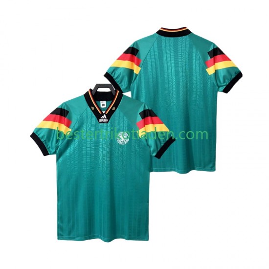 Fußballtrikot Deutschland 1992 Retro Auswärts Trikot Away Kurzarm für Herren