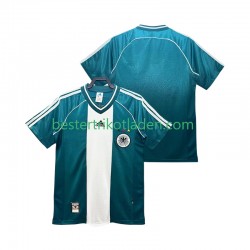 Fußballtrikot Deutschland 1998 Retro Auswärts Trikot Away Kurzarm für Herren