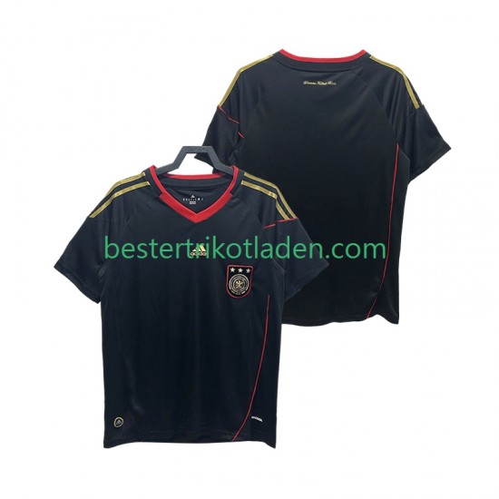 Fußballtrikot Deutschland Retro Auswärts Trikot Away 2010 Kurzarm für Herren
