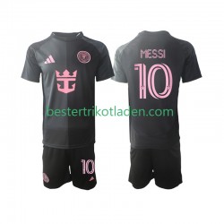 Fußballtrikot Inter Miami Lionel Messi 10 Auswärts Trikot Away 2025 Kurzarm für Kinder