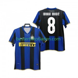 Fußballtrikot Inter Mailand Ibrahimović 8 Champions League 2009 Retro Heim Trikot Home 2008 Kurzarm für Herren