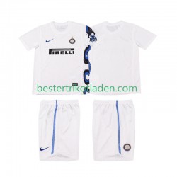 Fußballtrikot Inter Mailand Retro Auswärts Trikot Away 2011 2010 Kurzarm für Kinder