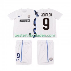 Fußballtrikot Inter Mailand Ronaldo 9 Retro Auswärts Trikot Away 2011 2010 Kurzarm für Kinder