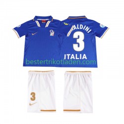 Fußballtrikot Italien MALDINI 3 1996 Retro Heim Trikot Home Kurzarm für Kinder