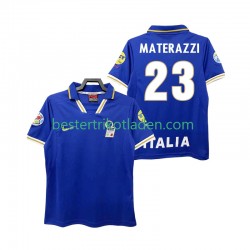 Fußballtrikot Italien MATERAZZI 23 1996 Retro Heim Trikot Home Kurzarm für Herren