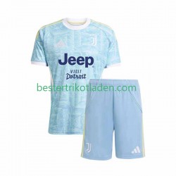 Fußballtrikot Juventus Turin Auswärts Trikot Away 2025-2026 Kurzarm für Kinder
