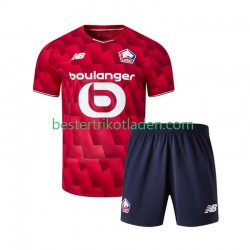 Fußballtrikot OSC Lille Heim Trikot Home 2025-2026 Kurzarm für Kinder