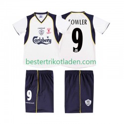 Fußballtrikot Liverpool FOWLER 9 LWP 2001 2002 Retro Auswärts Trikot Away Kurzarm für Herren