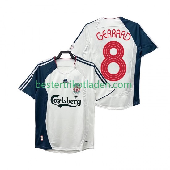 Fußballtrikot Liverpool GERRARD 8 Retro Auswärts Trikot Away 2008 2006 Kurzarm für Herren