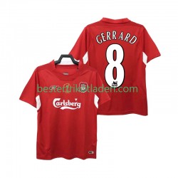Fußballtrikot Liverpool GERRARD 8 2005 Retro Heim Trikot Home 2004 Kurzarm für Herren