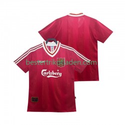 Fußballtrikot Liverpool 1995 1996 Retro Heim Trikot Home Kurzarm für Herren