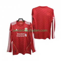 Fußballtrikot Liverpool 2012 Retro Heim Trikot Home 2010 Langarm für Herren