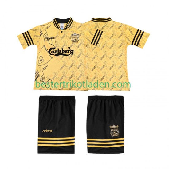 Fußballtrikot Liverpool LWP 1996 Retro Ausweich Trikot 3rd 1994 Kurzarm für Kinder