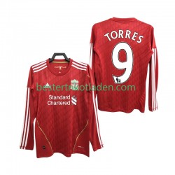 Fußballtrikot Liverpool Torres 9 2012 Retro Heim Trikot Home 2010 Langarm für Herren