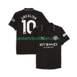 Fußballtrikot Manchester City Jack Grealish 10 Auswärts Trikot Away 2025-2026 Kurzarm für Herren