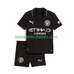 Fußballtrikot Manchester City Auswärts Trikot Away 2025-2026 Kurzarm für Kinder