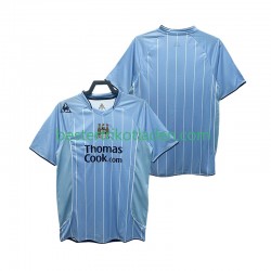Fußballtrikot Manchester City 2007 Retro Heim Trikot Home 2008 Kurzarm für Herren