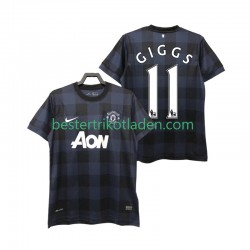Fußballtrikot Manchester United GIGGS 11 2013 2014 Retro Auswärts Trikot Away Kurzarm für Herren
