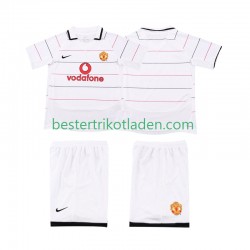 Fußballtrikot Manchester United 2003 Retro Ausweich Trikot 3rd 2006 Kurzarm für Kinder