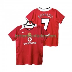 Fußballtrikot Manchester United RONALDO 7 2005 Retro Heim Trikot Home 2006 Kurzarm für Herren