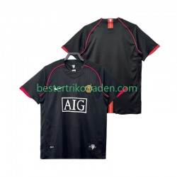 Fußballtrikot Manchester United 2007 Retro Auswärts Trikot Away 2008 Kurzarm für Herren